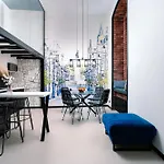 アパート Stylowe Lofty Piotrkowska 37 Antresola Zrewitalizowana Kamienica Centrum