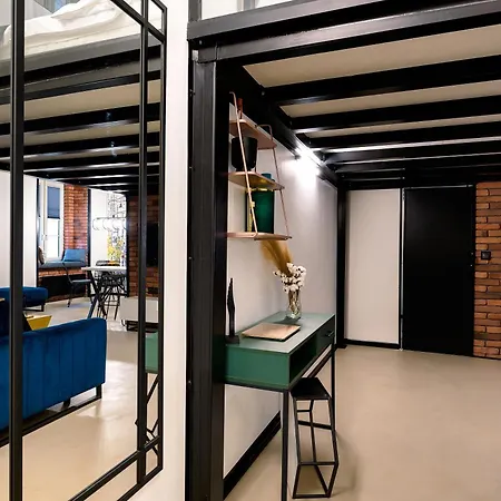 Stylowe Lofty Piotrkowska 37 Antresola Zrewitalizowana Kamienica Centrum Apartment