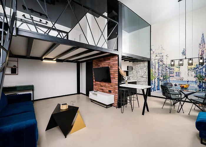 Stylowe Lofty Piotrkowska 37 Antresola Zrewitalizowana Kamienica Centrum Apartamento