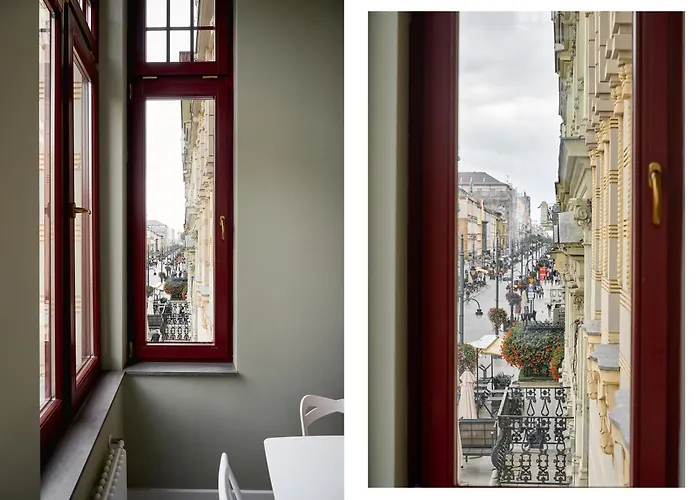 Stylowe Lofty Piotrkowska 37 Antresola Zrewitalizowana Kamienica Centrum * Łódź