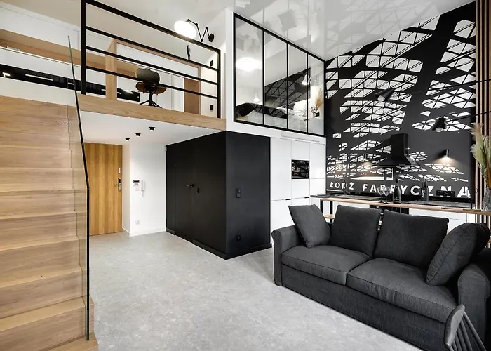 Stylowe Lofty Piotrkowska 37 Antresola Zrewitalizowana Kamienica Centrum * Łódź